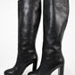 Raven Leather Pull-On Boots (40)