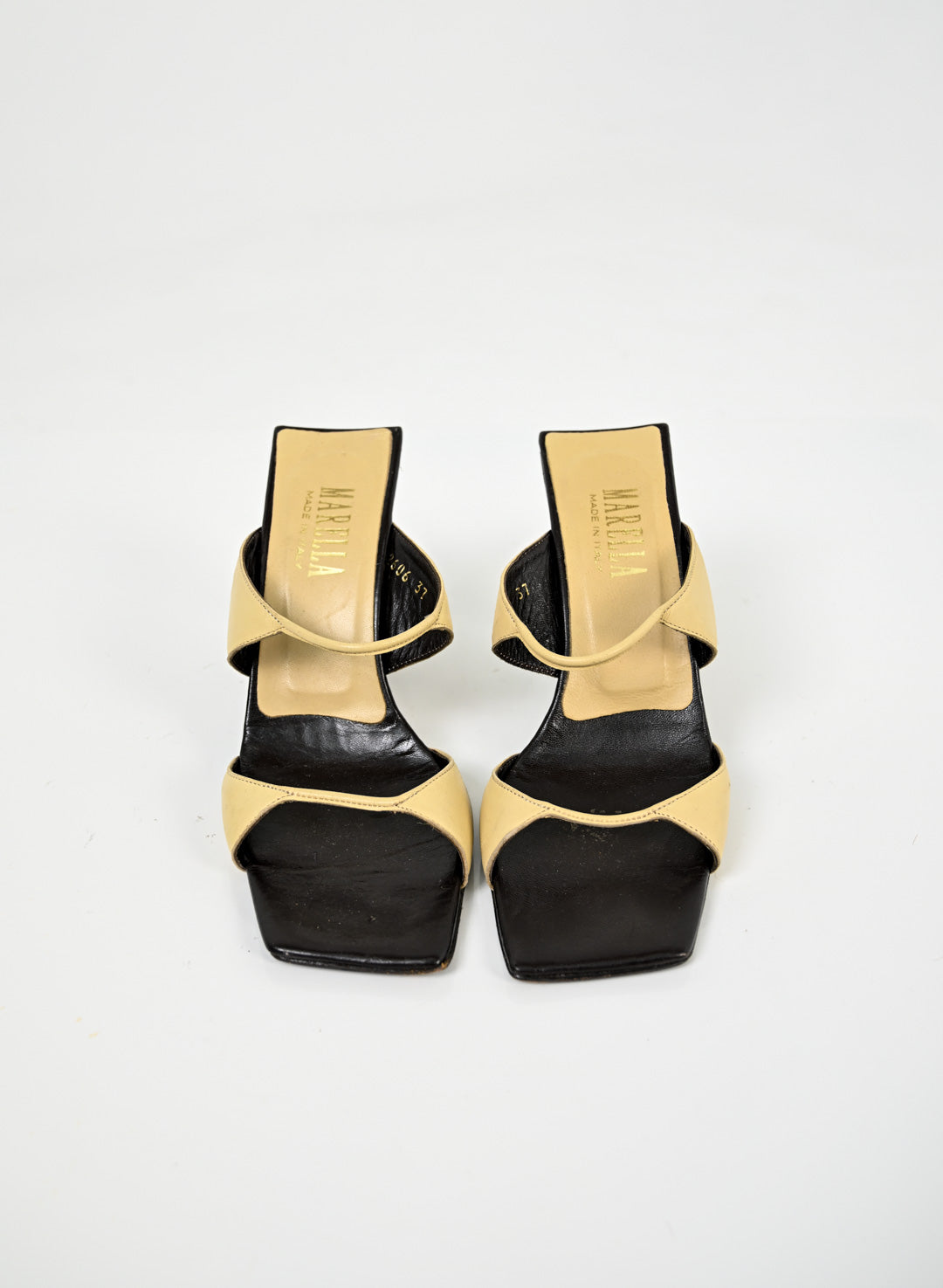 Marella Barely There Leather Mules (37)