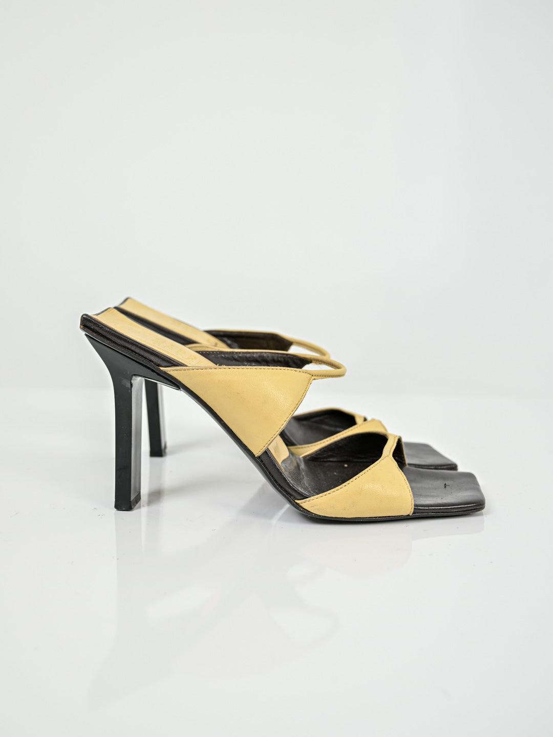 Marella Barely There Leather Mules (37)