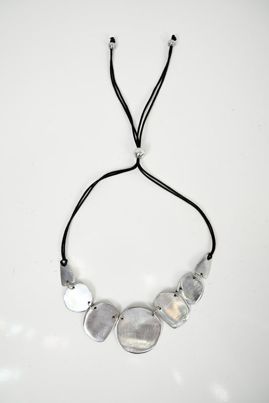 Metal Disc Necklace