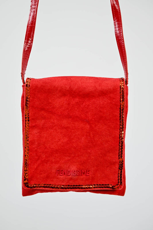 Fendissime Scarlet Sequin Pochette
