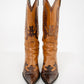 Toffee Leather Cowboy Boots (40)