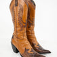 Toffee Leather Cowboy Boots (40)