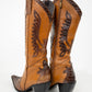 Toffee Leather Cowboy Boots (40)