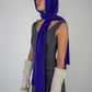 Violet Wool Headscarf
