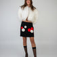Marabou Feather Cropped Jacket