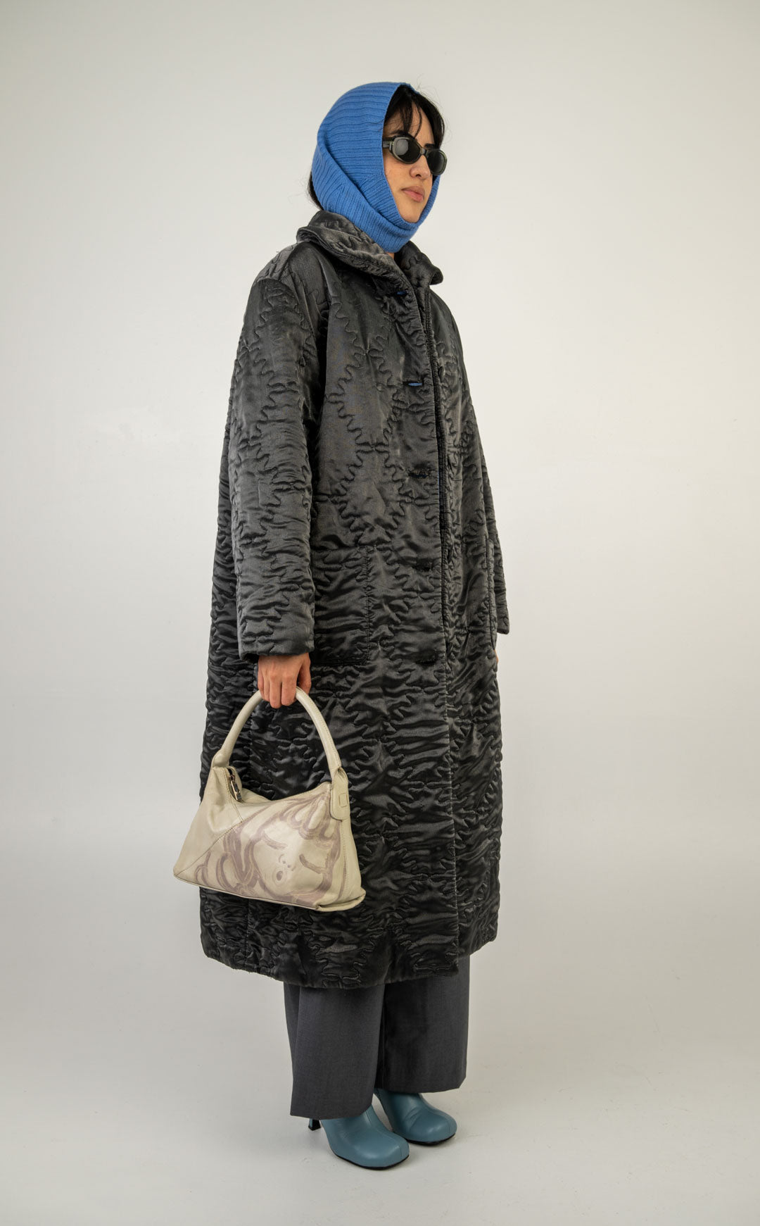 Chrome Jigsaw Padded Coat