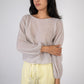 Dove Cashmere Balloon Sleeve Knit