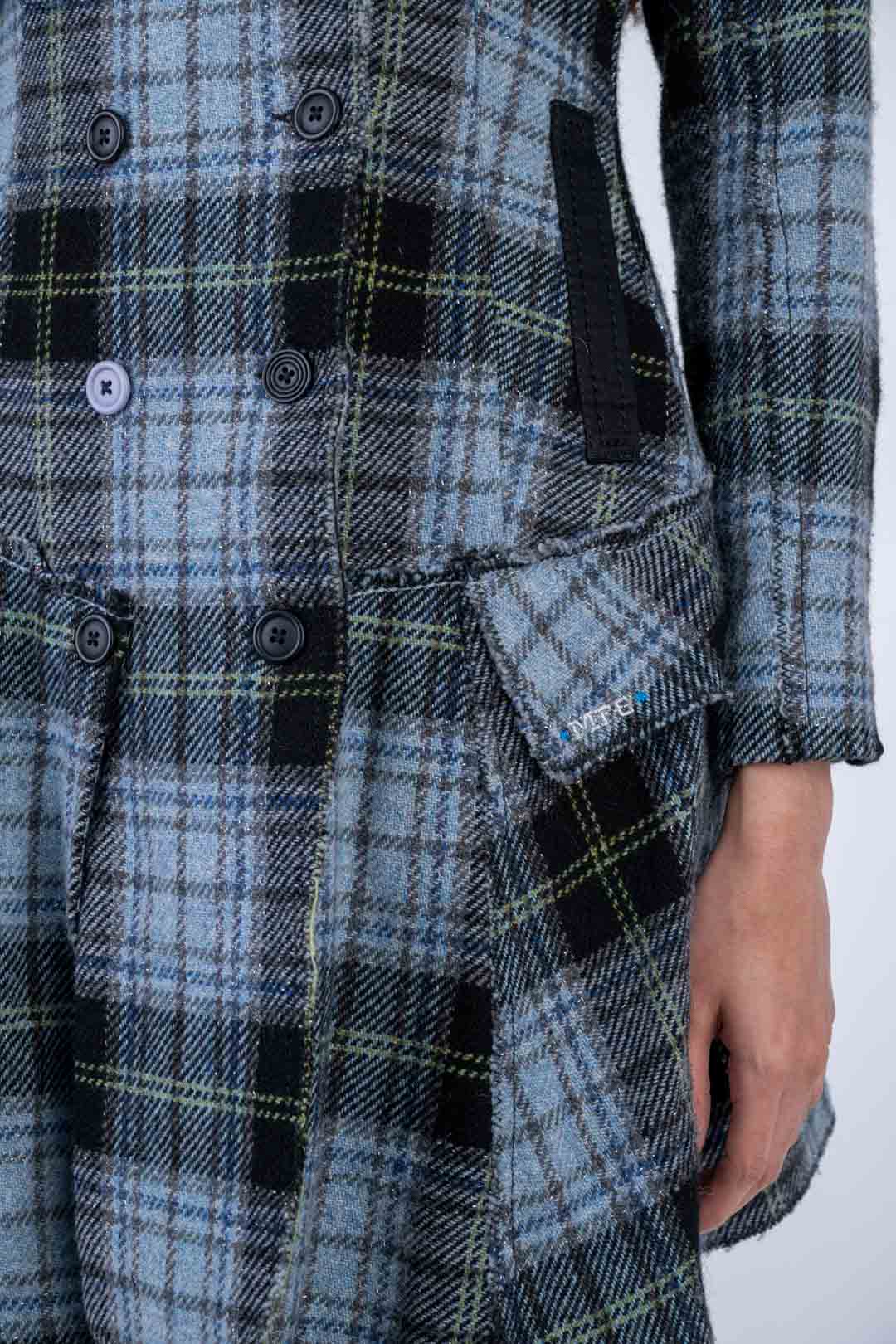 Marithé + François Girbaud Plaid Coat