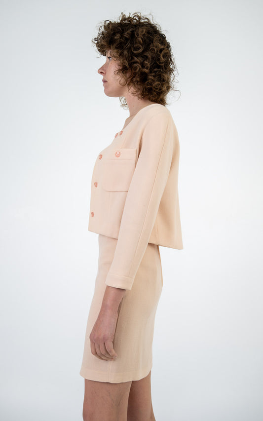 Blumarine Powder Pink Skirt Set