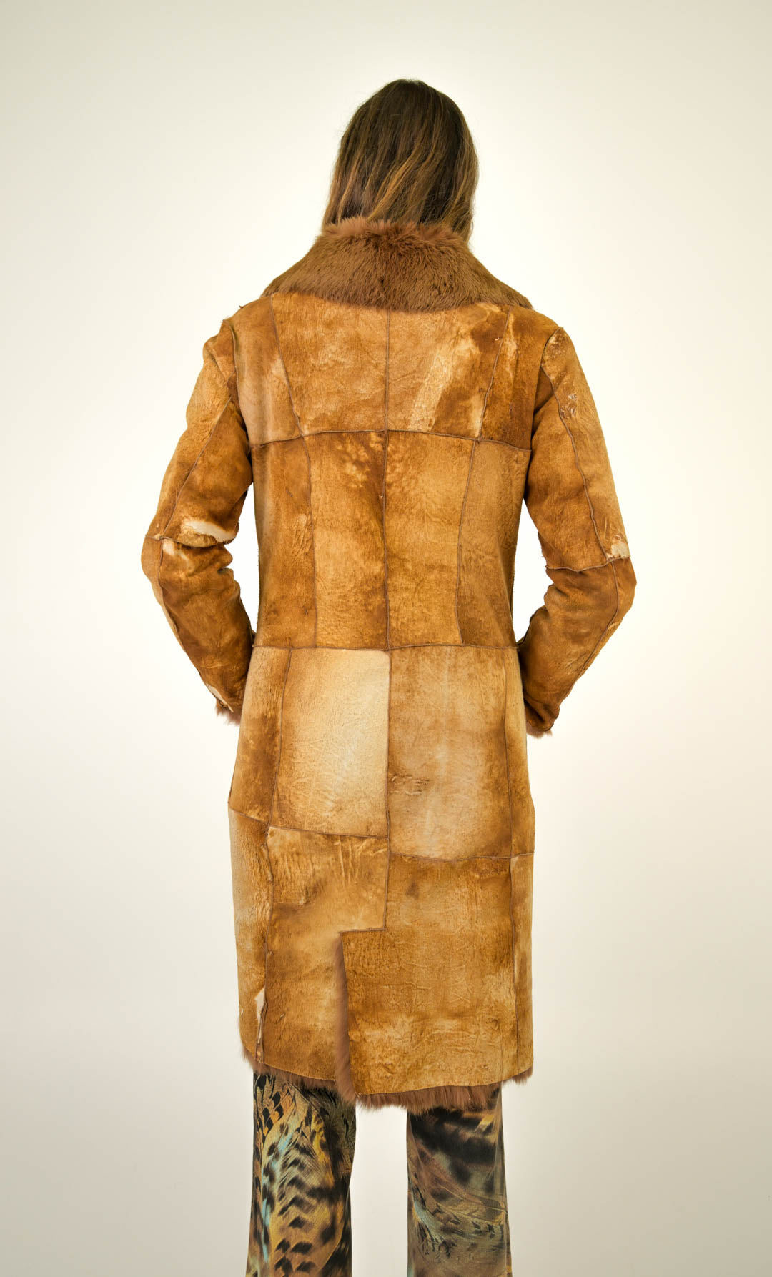 Butterscotch Rabbit Fur Coat
