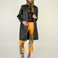 Sable Leather Panel Coat