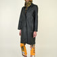 Sable Leather Panel Coat