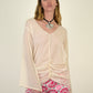 Flavio Castellani Silk Ruched Blouse
