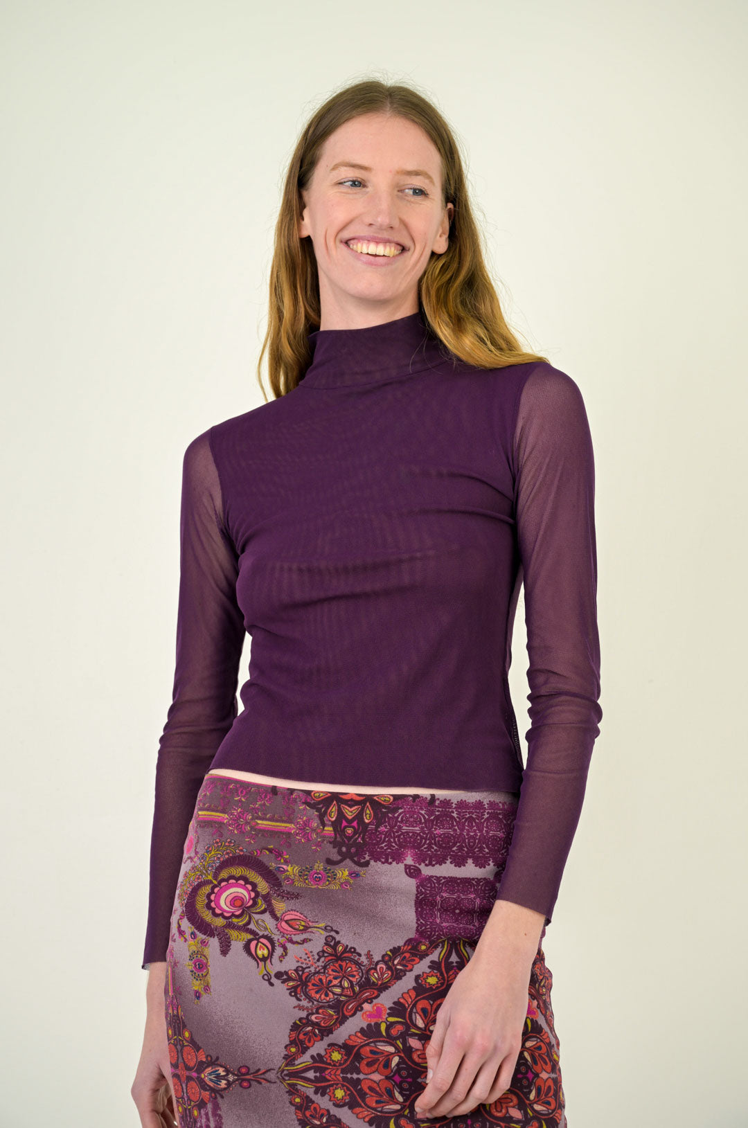 Plum Mesh Geometric Set