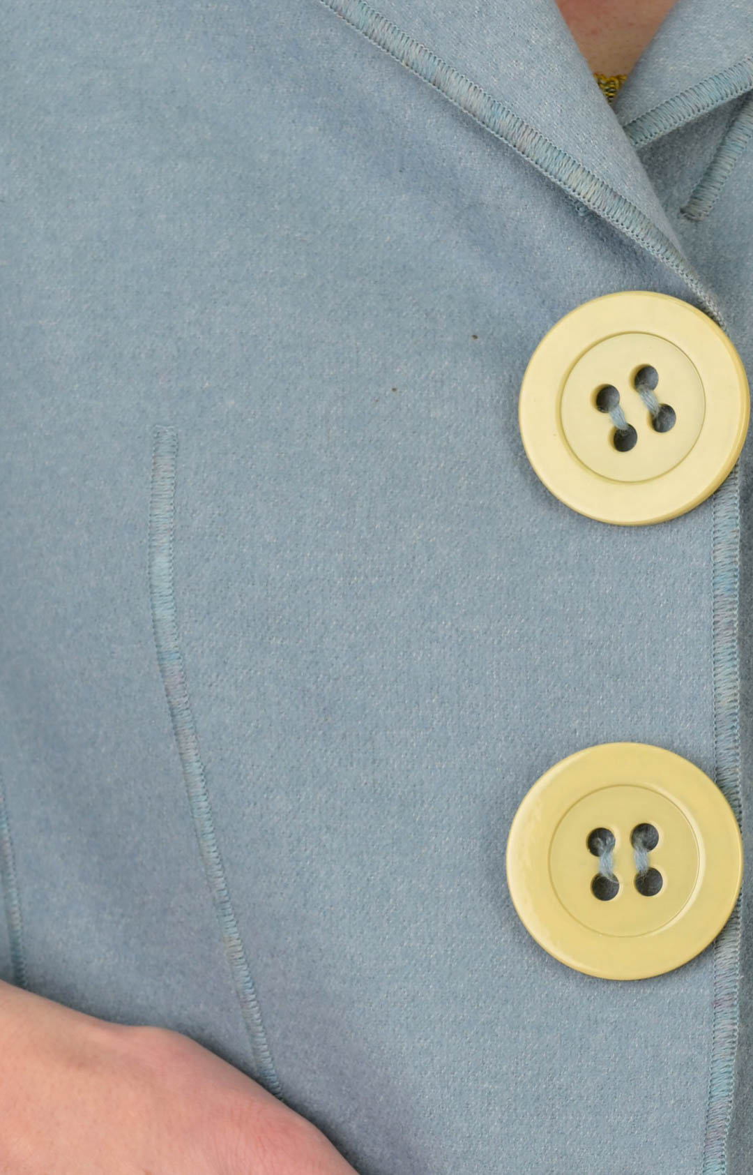 Moschino Jumbo Button Wool Blazer