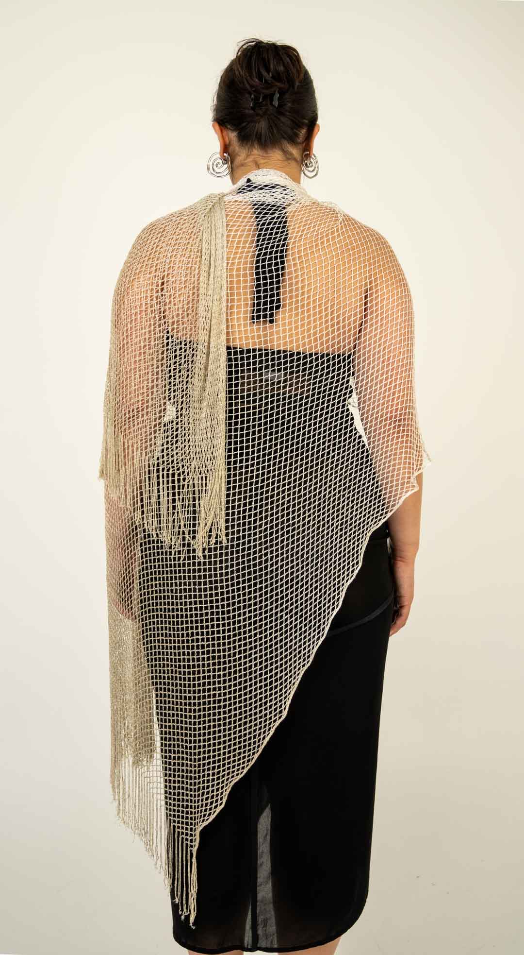 Furla Pearl Fishnet Shawl