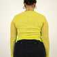 Chartreuse Mesh Top