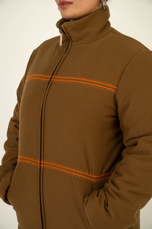 Carob Puffer Jacket
