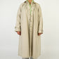 Ruched Trench Coat