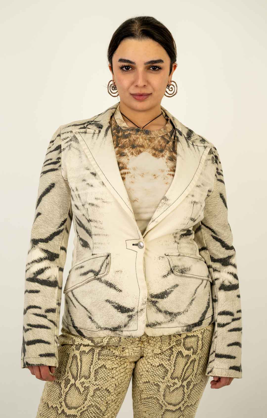 Just Cavalli Zebra Blazer