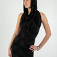 Hooded Glimmer Dress