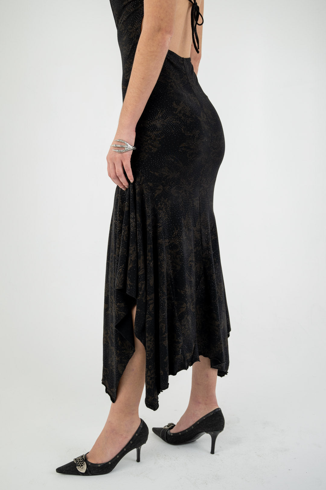 Hooded Glimmer Dress