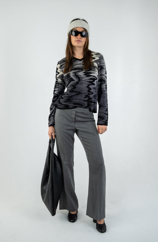 Valentino Dove Grey Cashmere Trousers