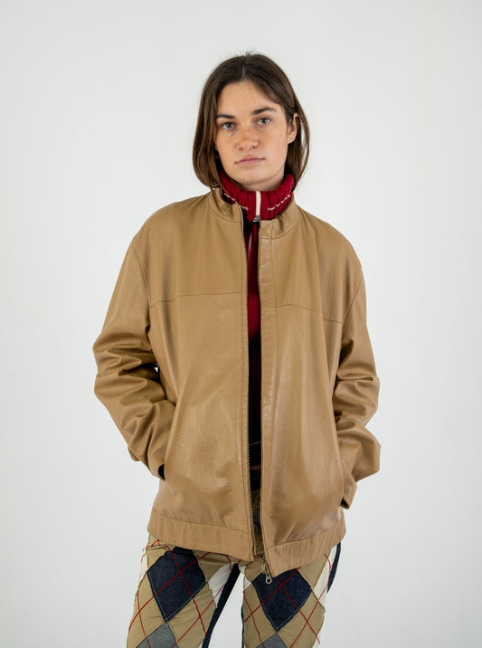 Caffè Leather Jacket