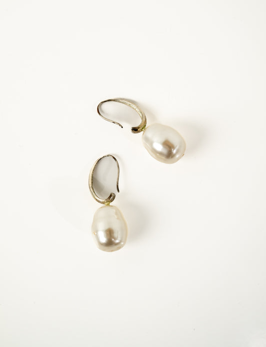 Pearl Pendant Earrings
