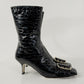 Gianmarco Lorenzi Leather Buckle Boots (38)