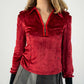 Costume National Velour Top