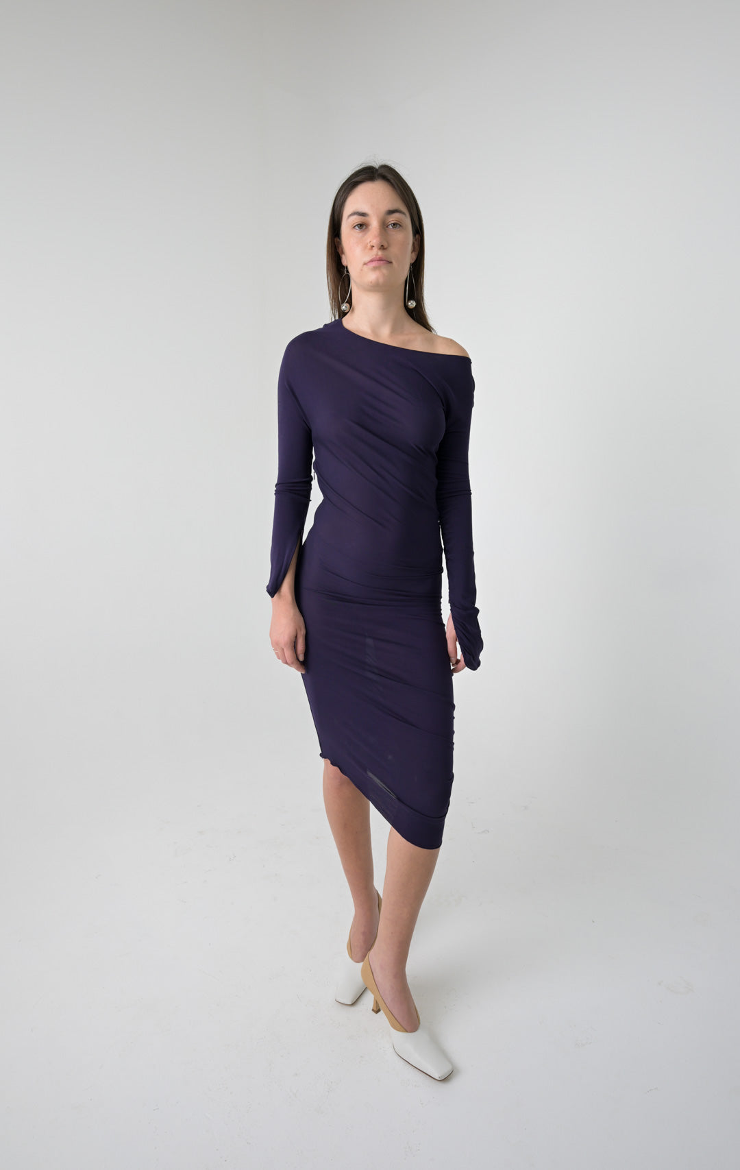 Jean Paul Gaultier Aubergine Dress