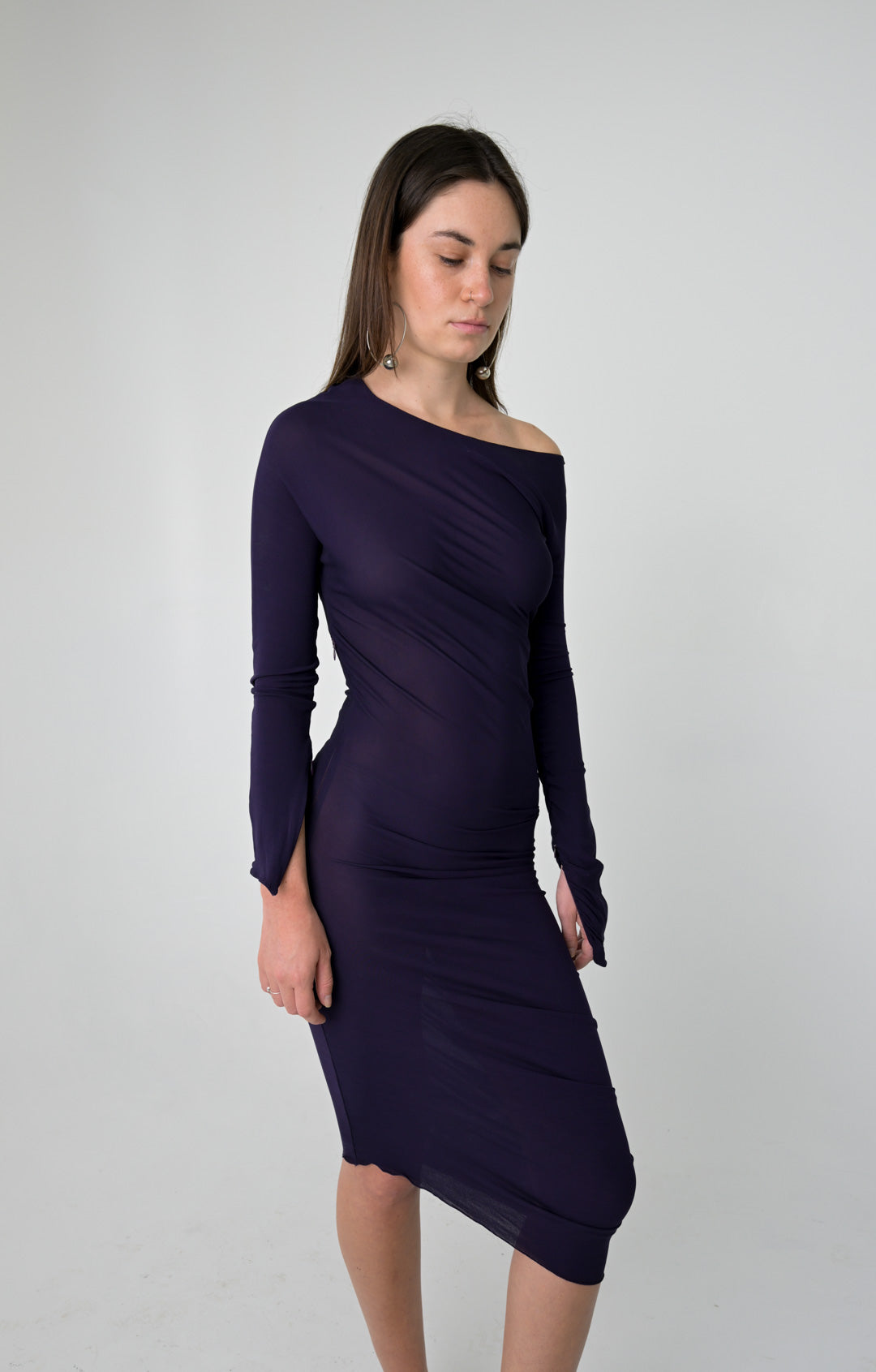 Jean Paul Gaultier Aubergine Dress