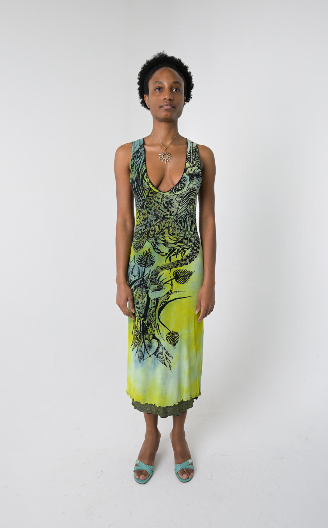 Roberto Cavalli Calla Lily Dress