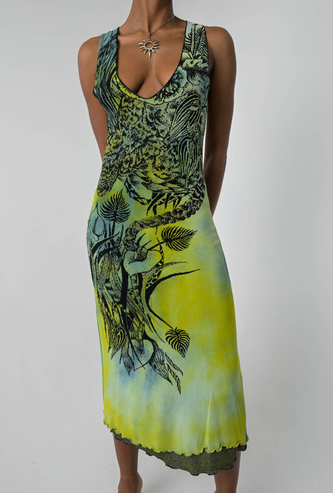 Roberto Cavalli Calla Lily Dress