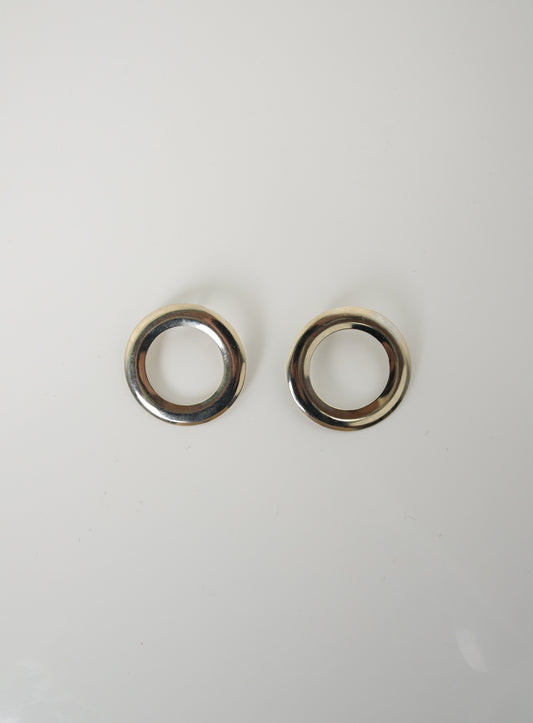 Metal Circular Earrings