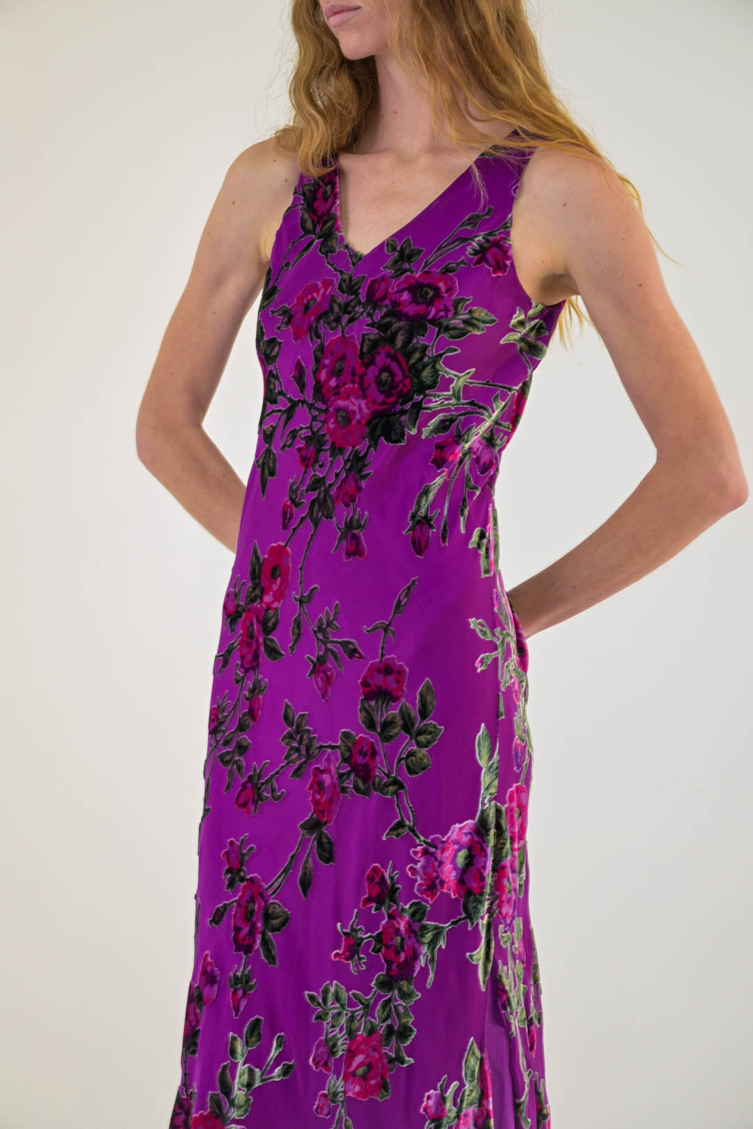 Blunauta Heliotrope Silk Dress