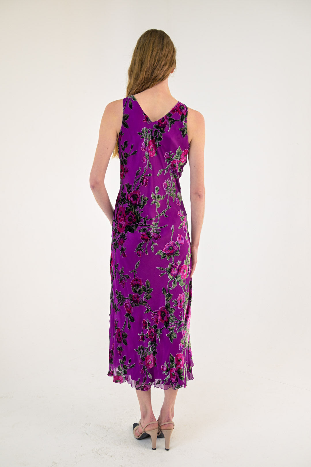 Blunauta Heliotrope Silk Dress