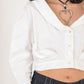 Thierry Mugler Bianco Cropped Jacket