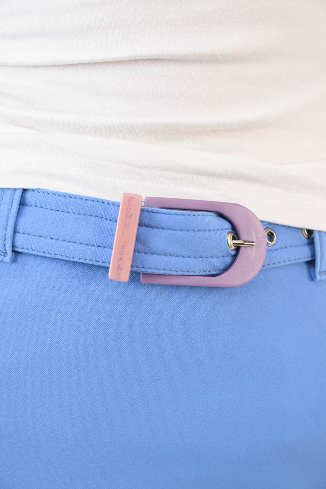 Fendi Periwinkle Belted Skirt