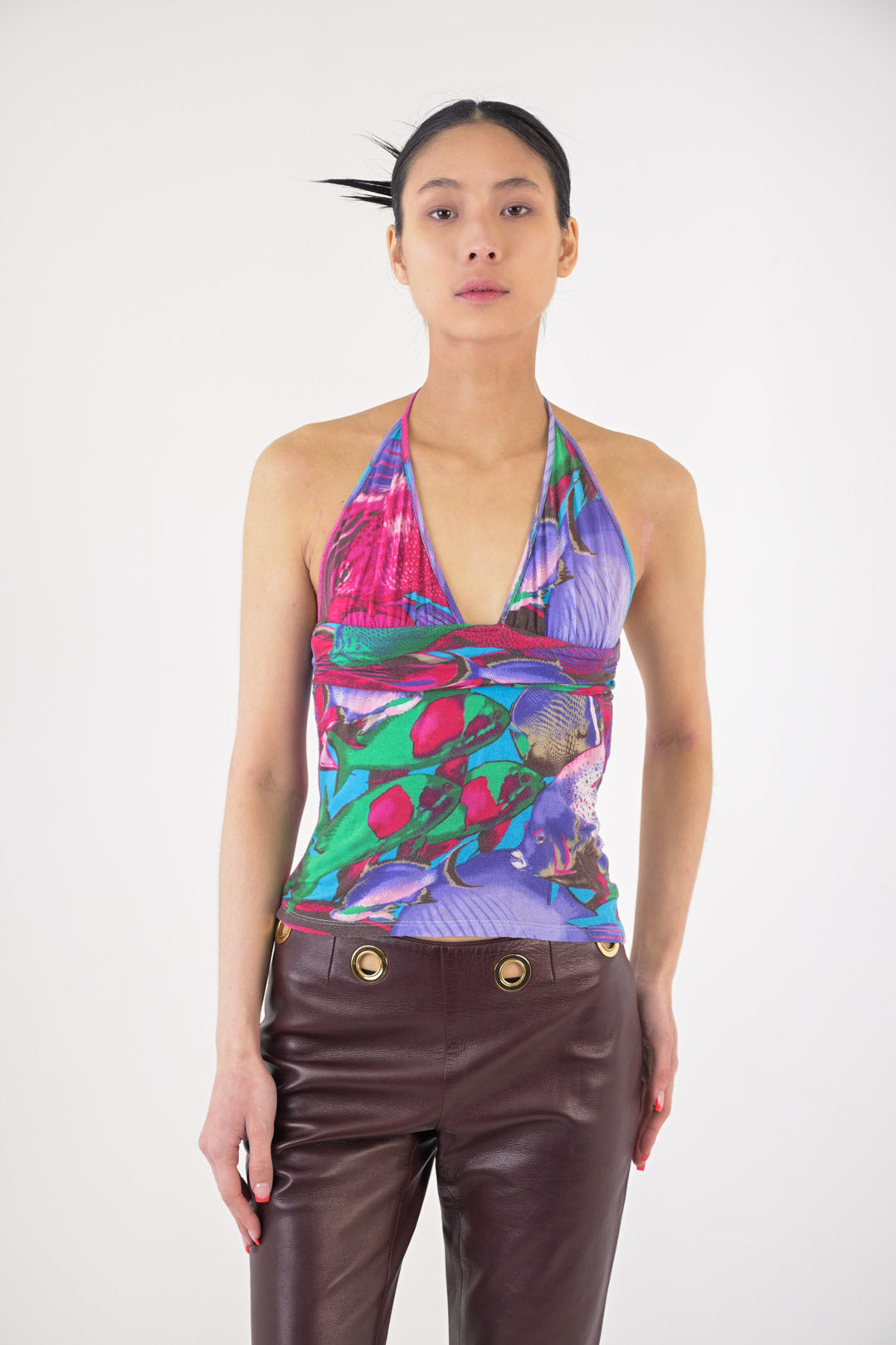 Versace Koi Halter Top