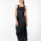 Marithé + François Girbaud Gunmetal Pleated Dress