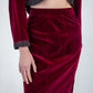 Merlot Velvet Set