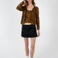 Diesel Zip Miniskirt