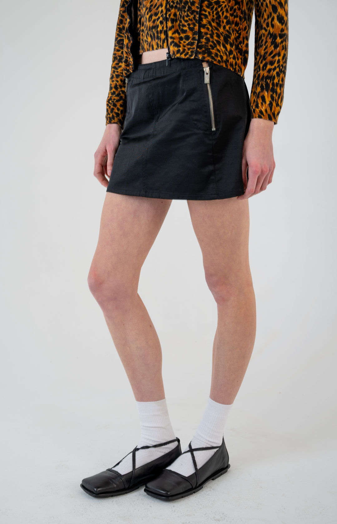 Diesel Zip Miniskirt