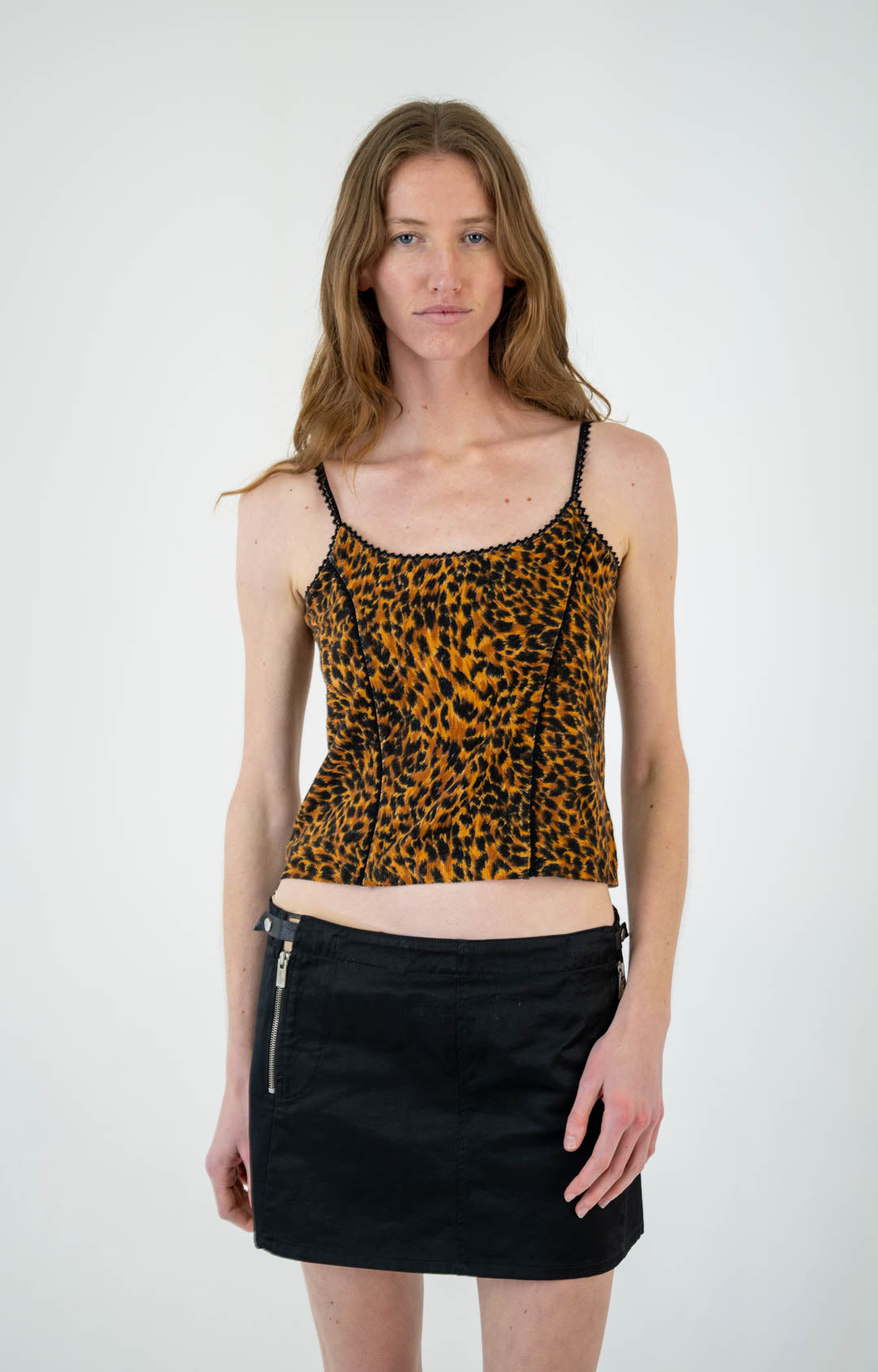 Diesel Zip Miniskirt