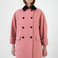 Valentino Peony Wool Peacoat