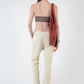 Angelo Marani Cream Trousers
