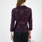 Yves Saint Laurent Plum Lace Top